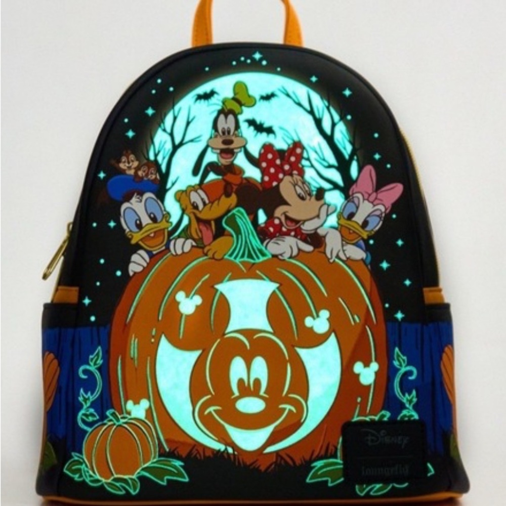 Disney Black and Orange Halloween Backpack
